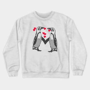 African Penguin Valentines Crewneck Sweatshirt